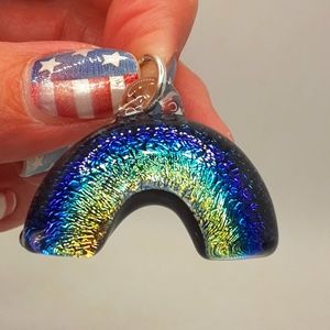 Rainbow Glass Pendant